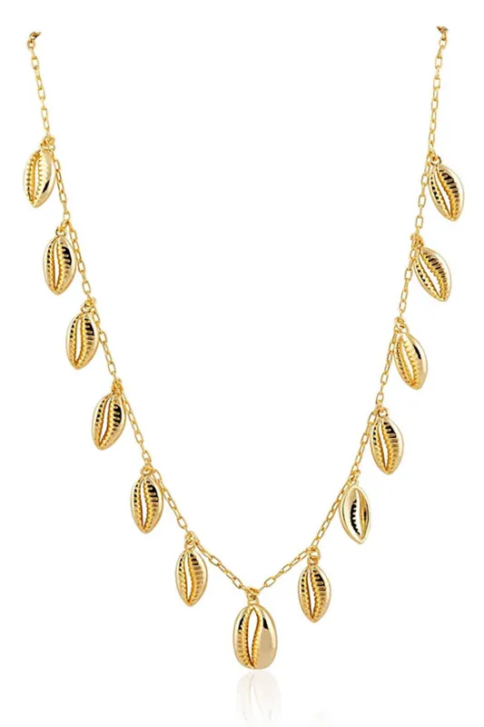 Multi Shell Necklace sold by French Cuff