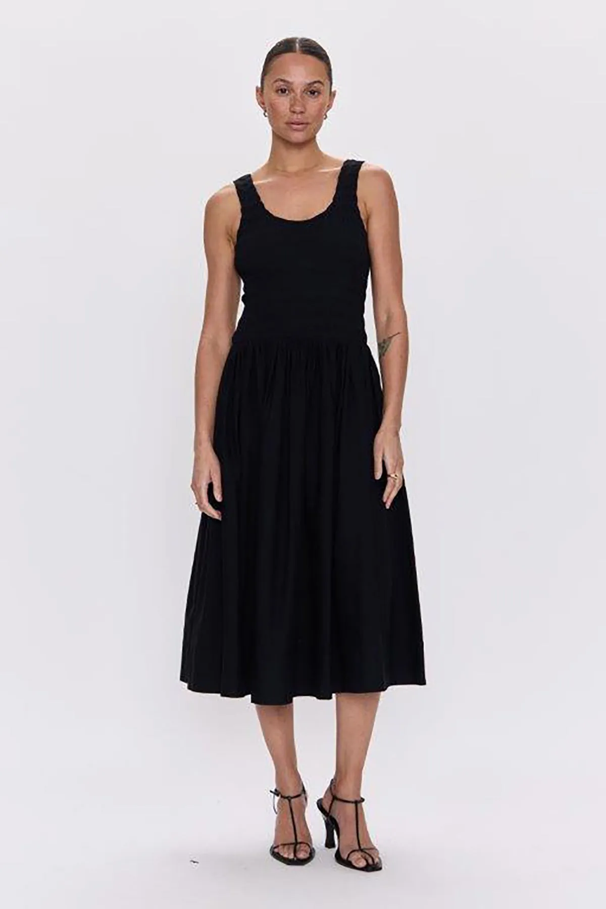 Akessia Smocked Drop Waist Dress sold by French Cuff