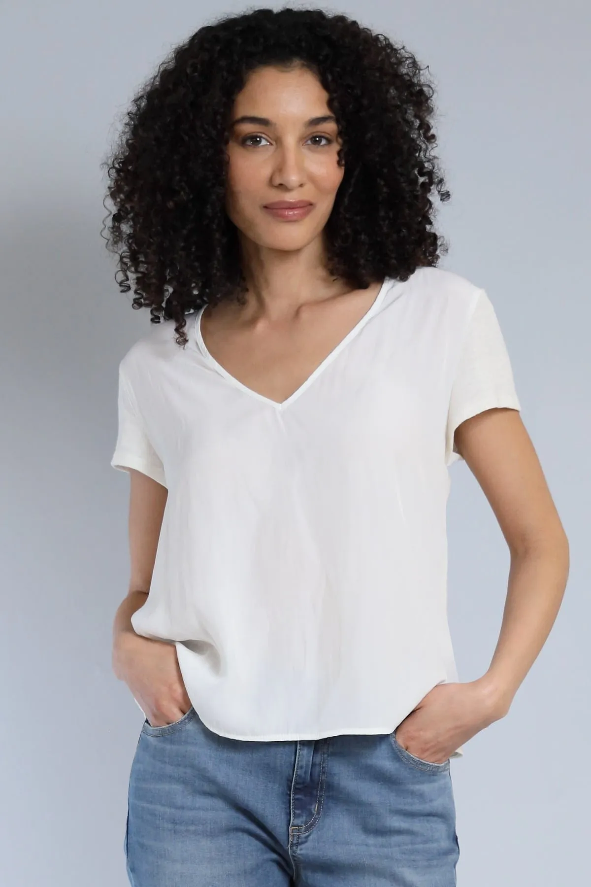 Linen Jersey Hybrid Tee sold by French Cuff