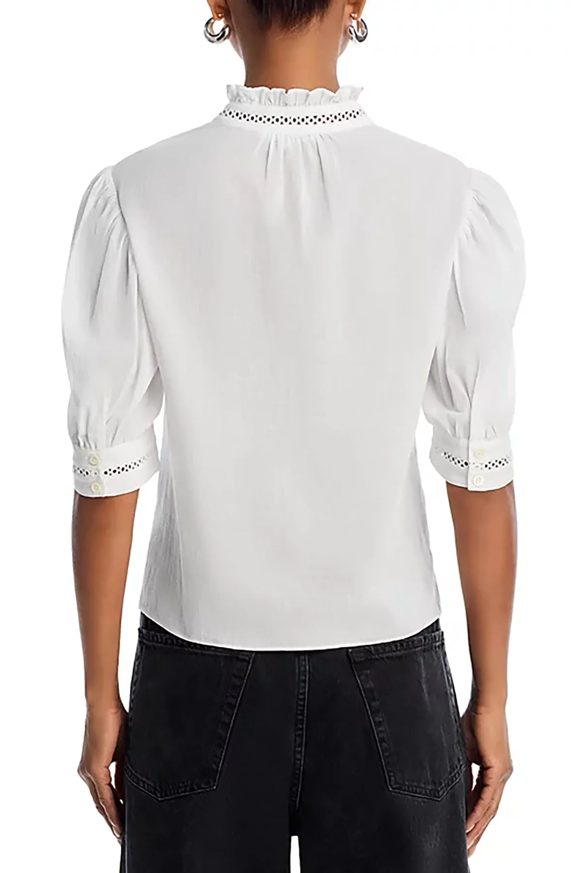 The Ruffle Collar Top sold by French Cuff product image thumbnail 3