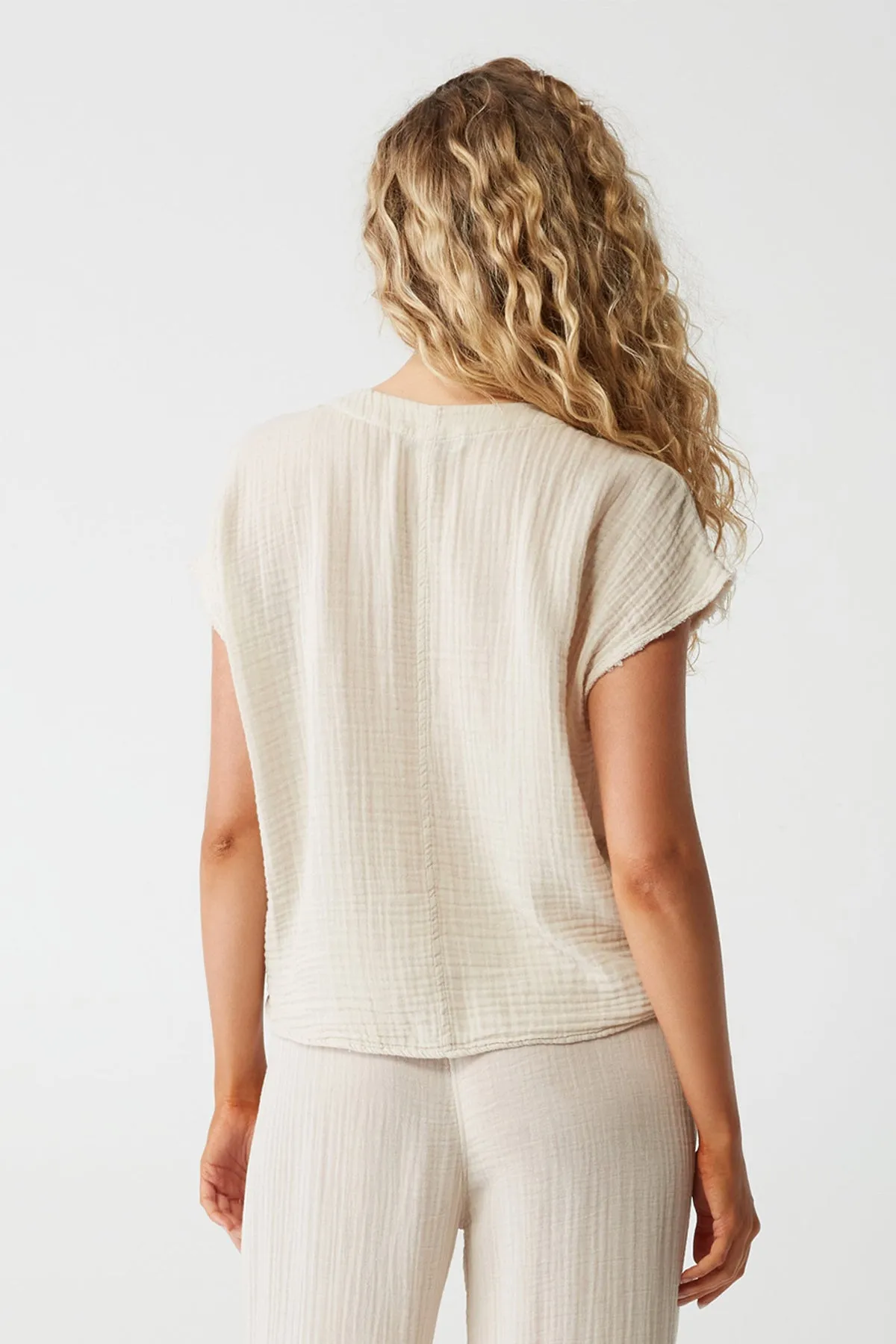 Evie Faux Wrap Top sold by French Cuff product image thumbnail 3