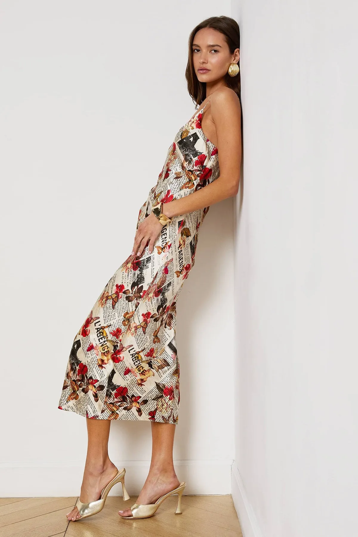 Seridie Mid Length Slip Dress sold by French Cuff product image thumbnail 5