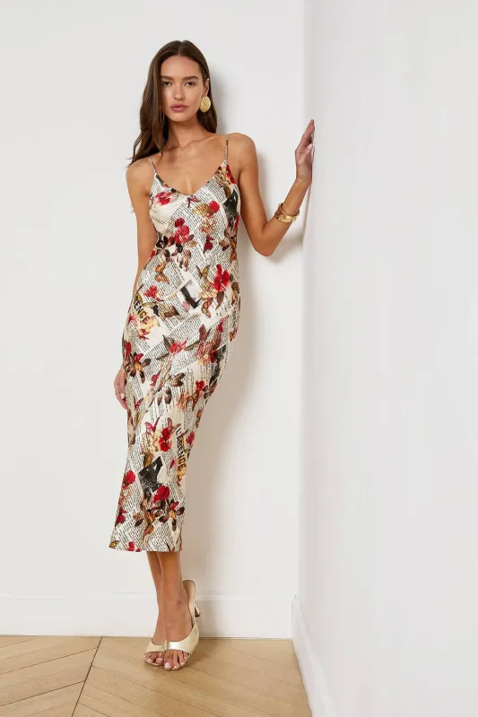 Seridie Mid Length Slip Dress sold by French Cuff