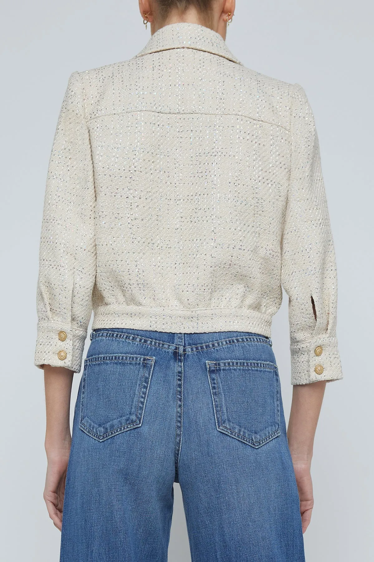 Jia Crop 3/4 Sleeve Jacket sold by French Cuff product image thumbnail 2