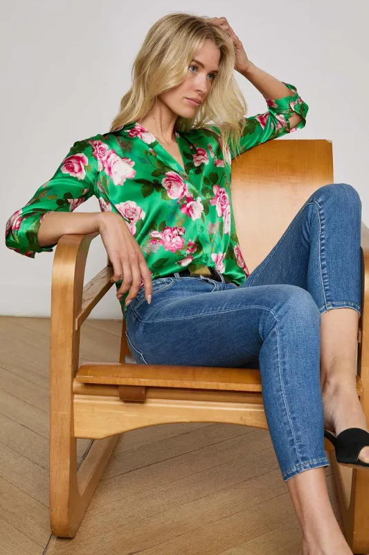 Dani 3/4 Sleeve Blouse sold by French Cuff