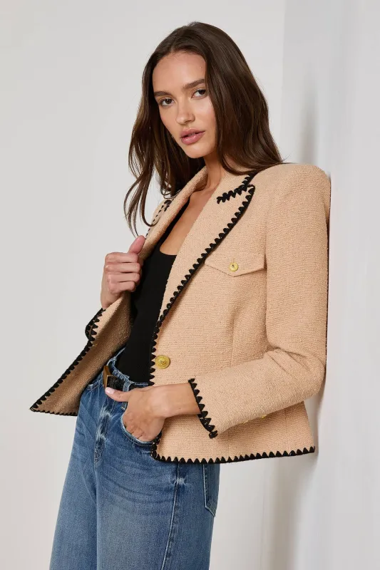 Wylla Shirt Structured Blazer sold by French Cuff