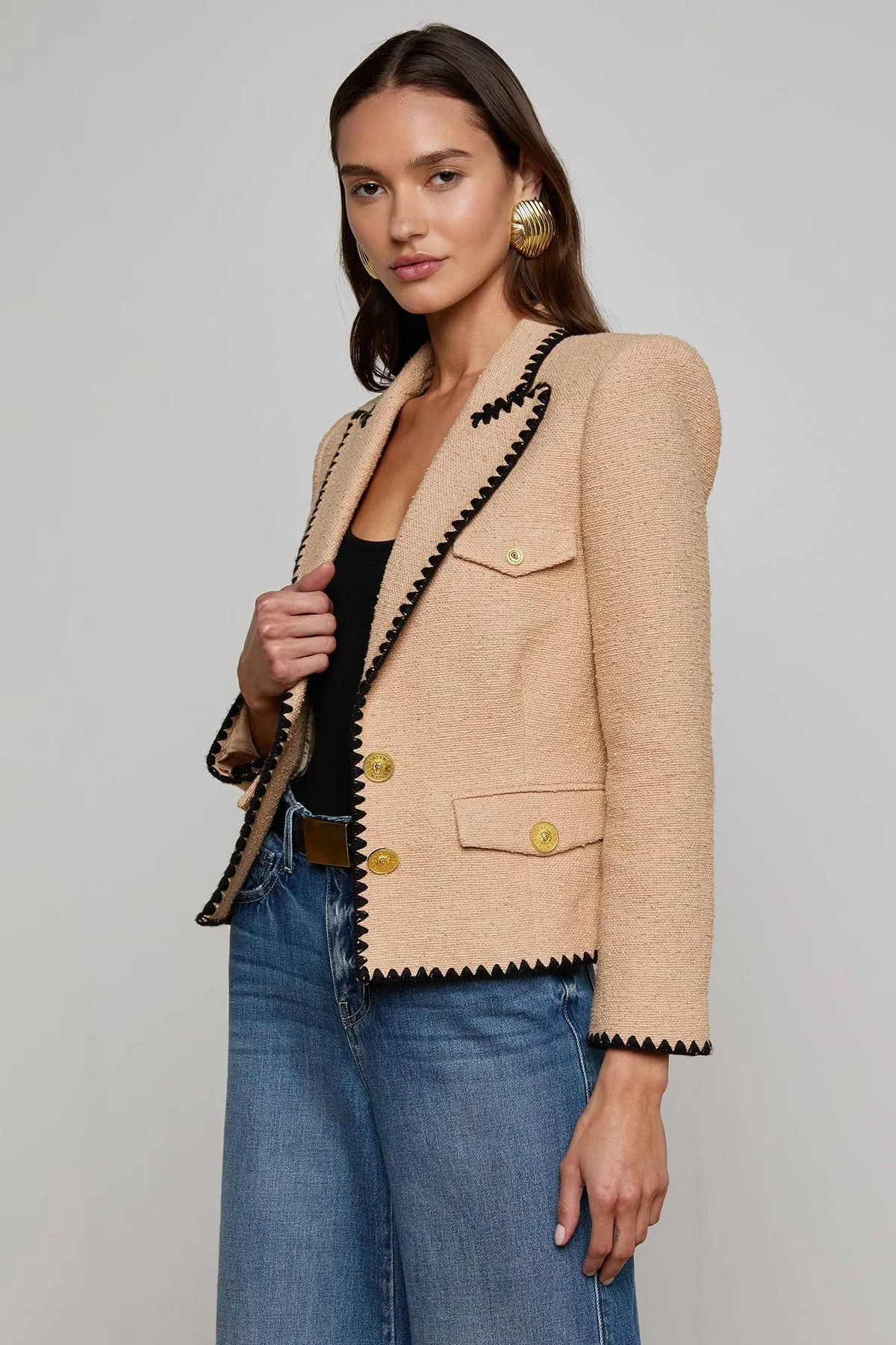 Wylla Shirt Structured Blazer sold by French Cuff product image thumbnail 4