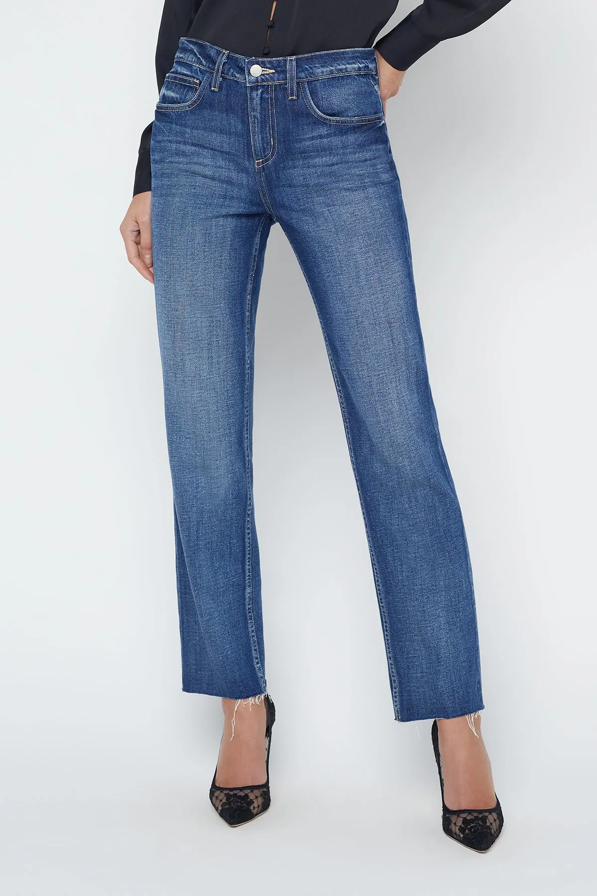 Milana Low Rise Stovepipe sold by French Cuff