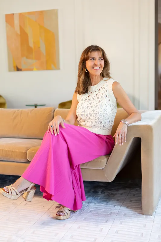 Thea Shell Top sold by French Cuff