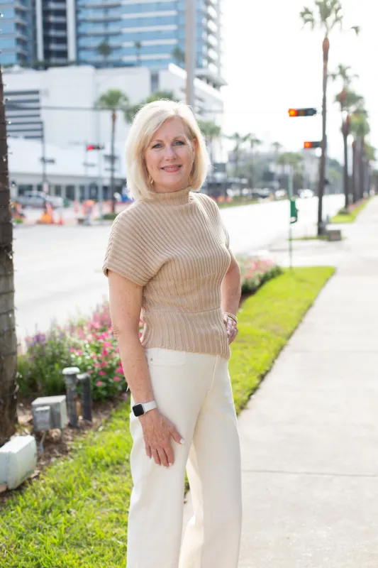 Asymmetric Sweater Top sold by French Cuff