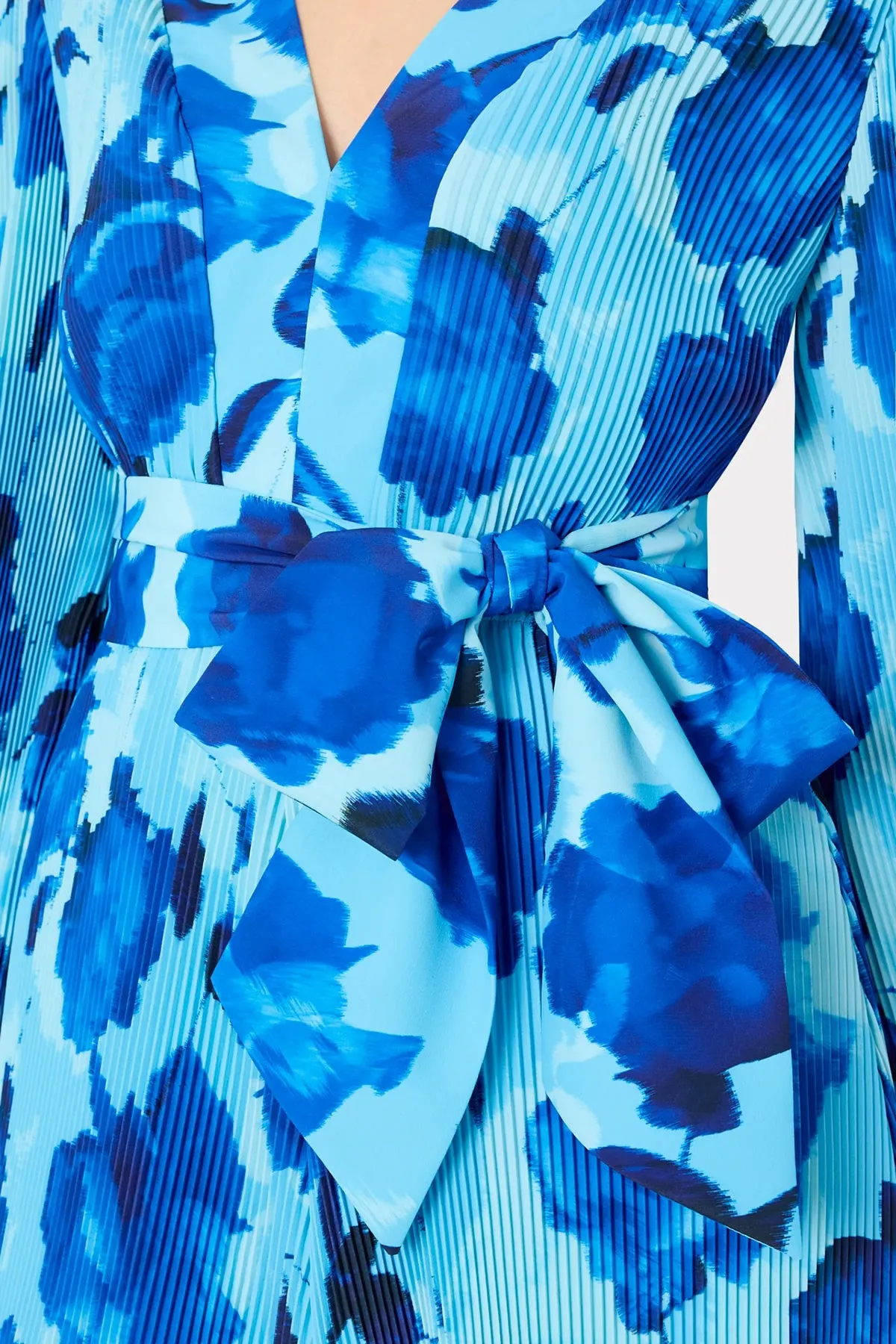 Liv Blurred Blossom Pleated Dress sold by French Cuff product image thumbnail 3