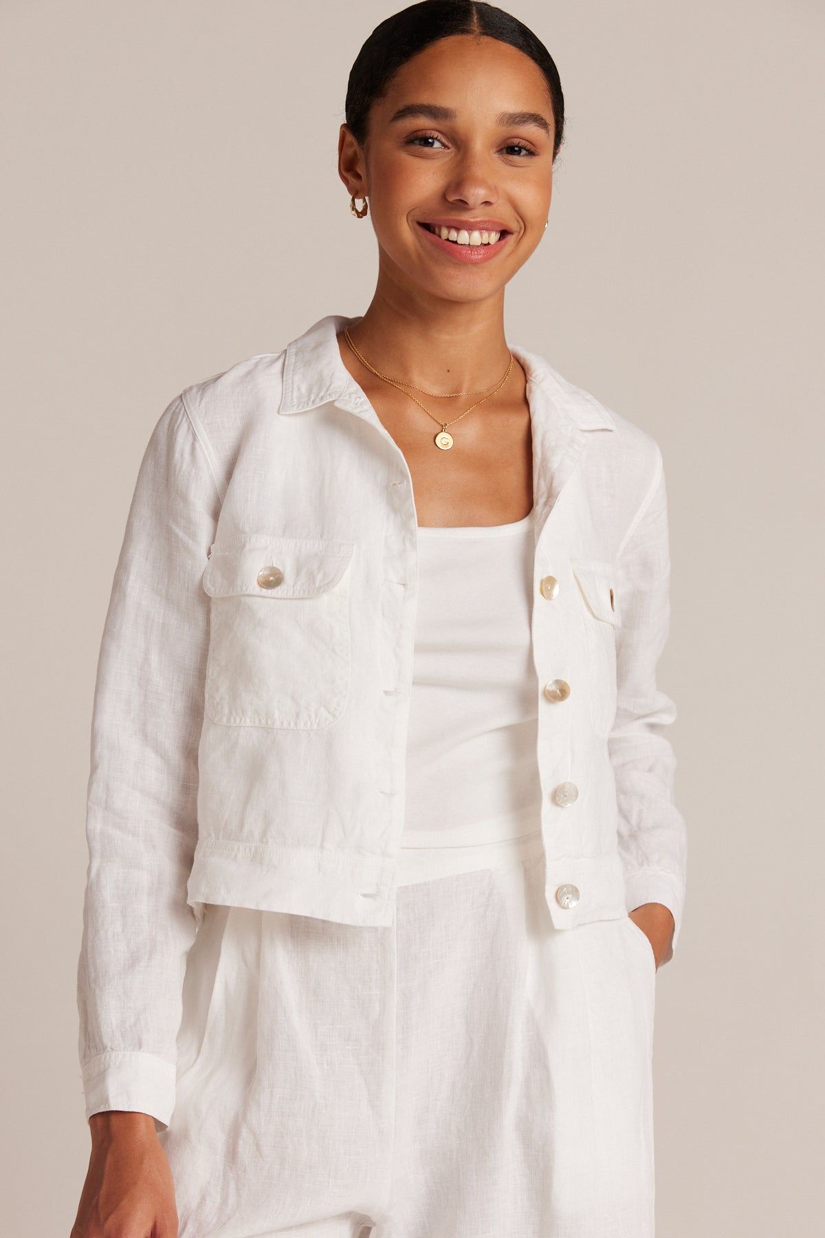 Utility Crop Jacket sold by French Cuff
