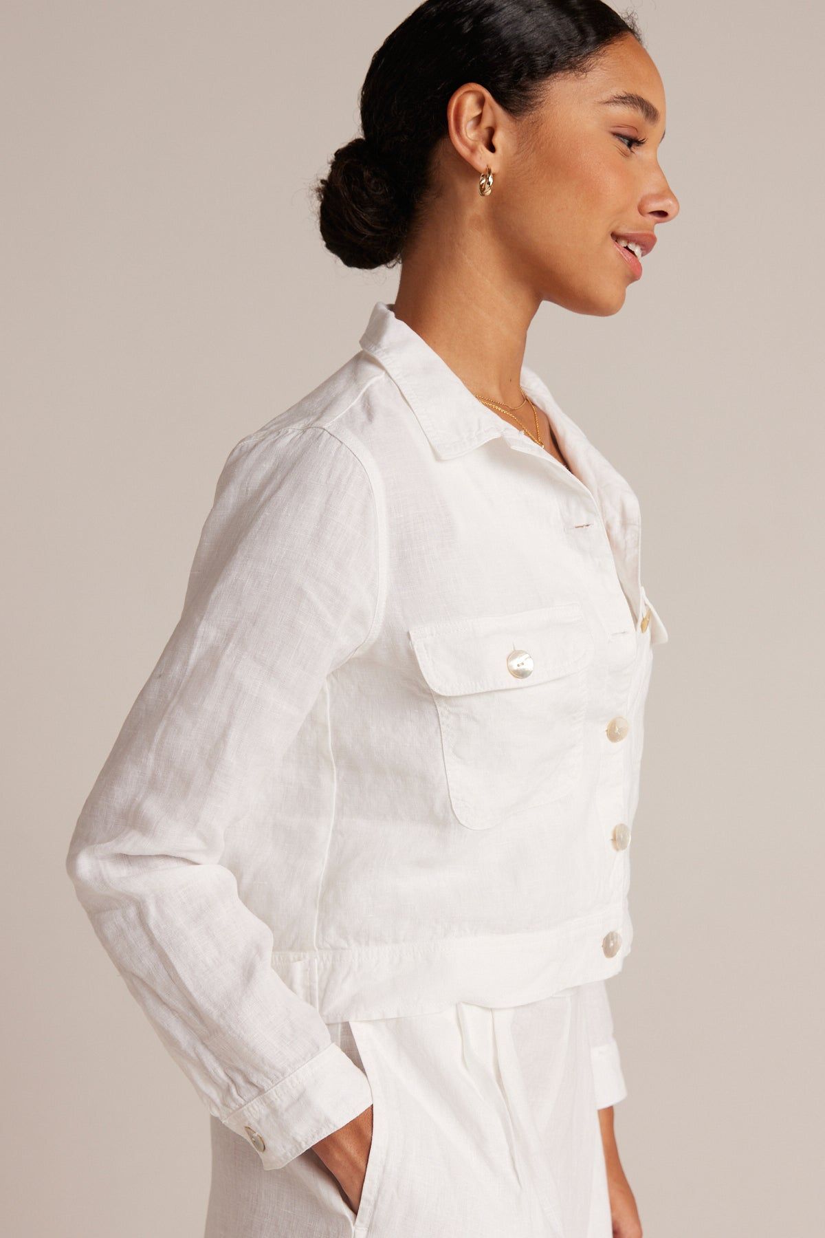 Utility Crop Jacket sold by French Cuff product image thumbnail 2