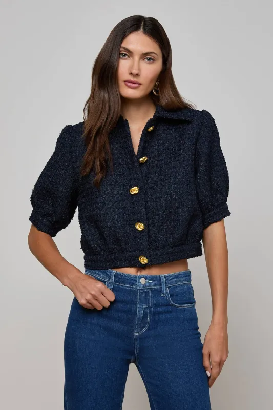 Cove Crop Short Sleeve Jacket sold by French Cuff