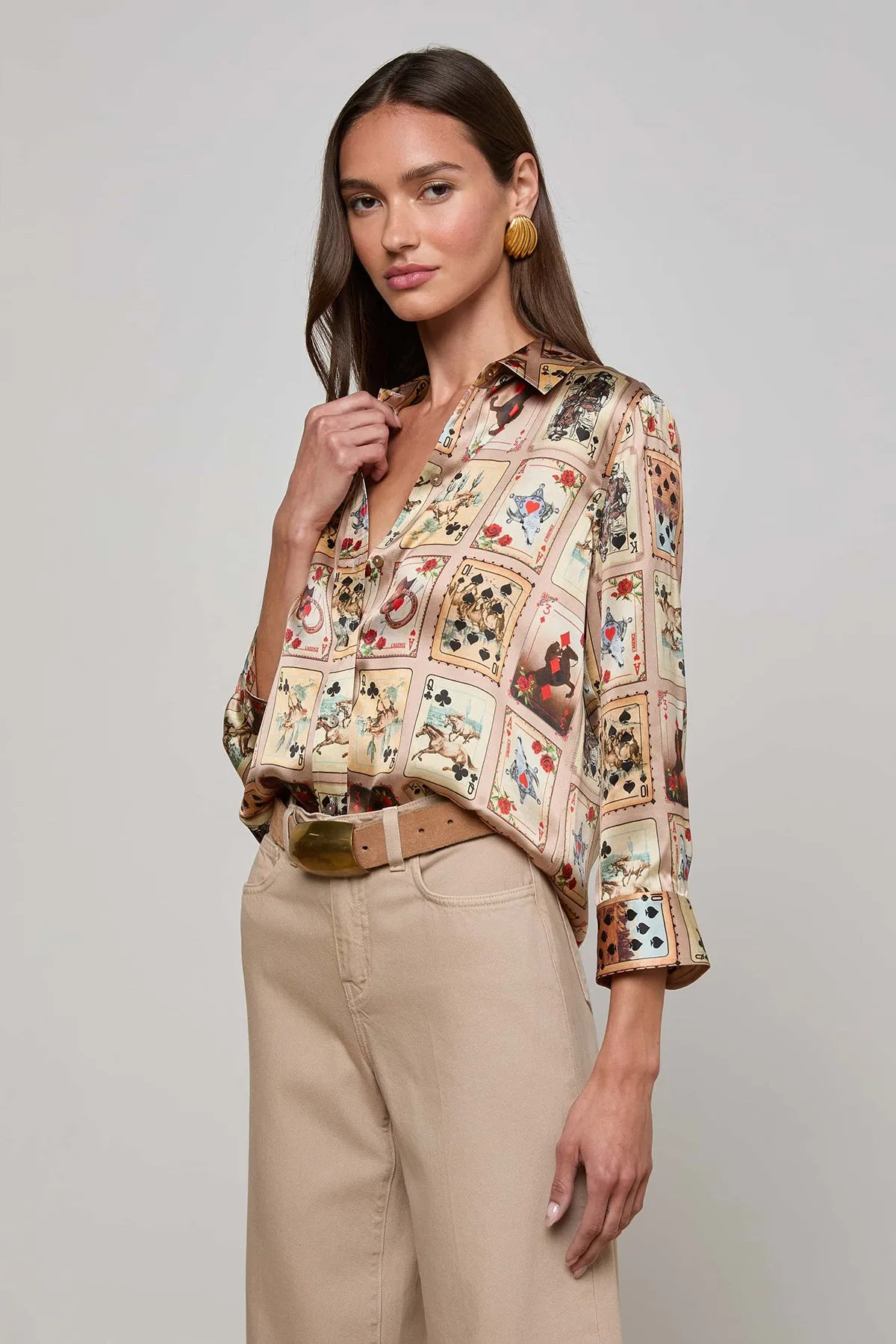 Dani 3/4 Sleeve Blouse sold by French Cuff product image thumbnail 2