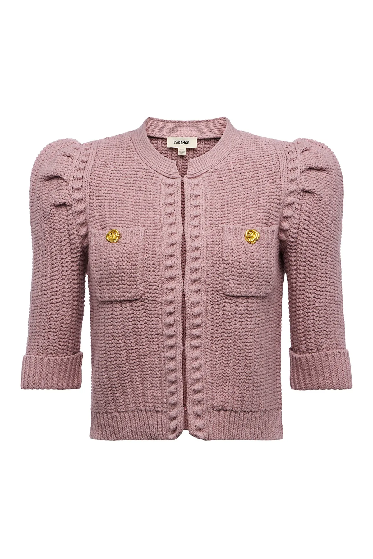 Delilah Crop Textured Cardigan sold by French Cuff
