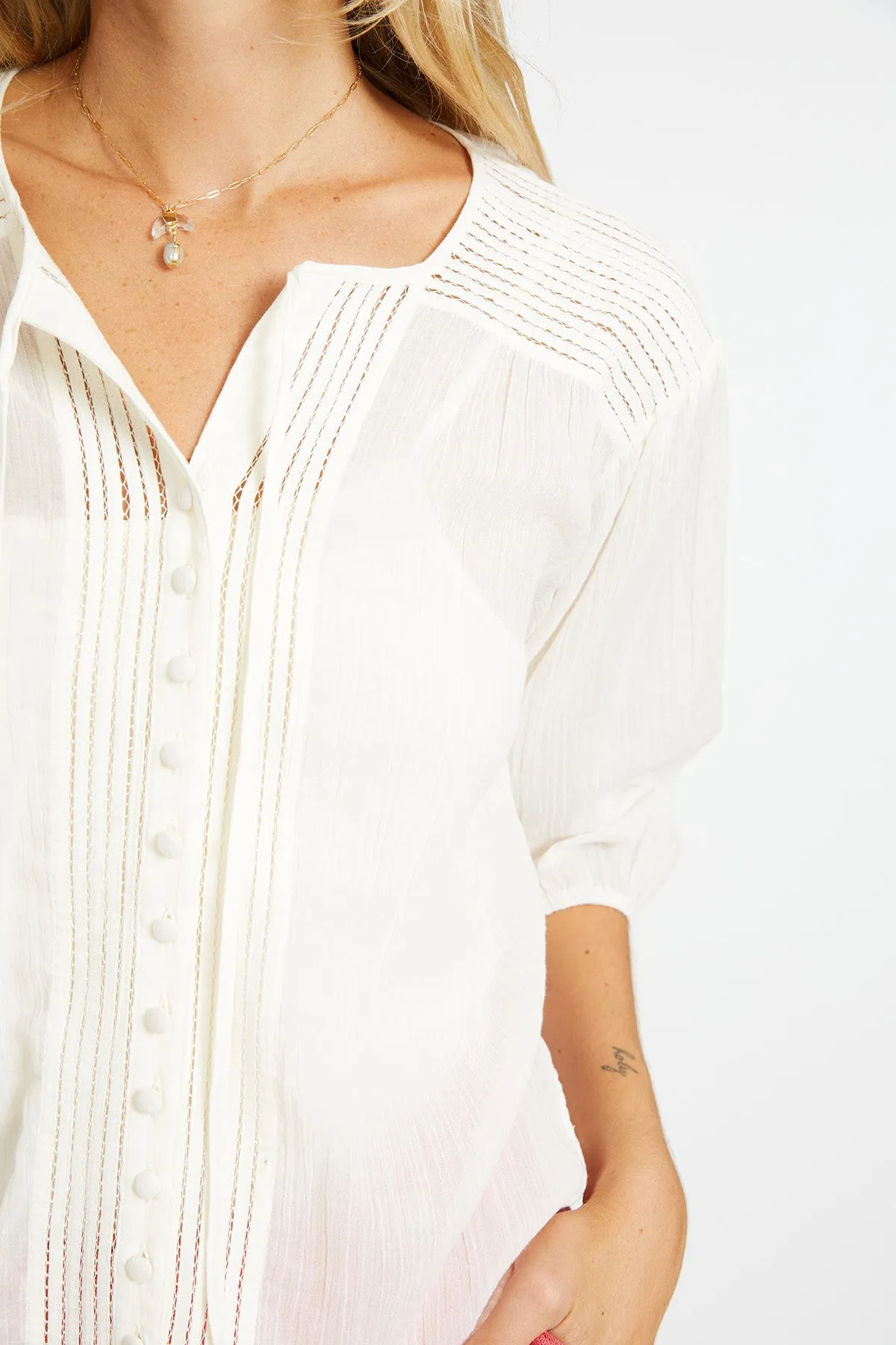 Esme Ivory Top sold by French Cuff product image thumbnail 4