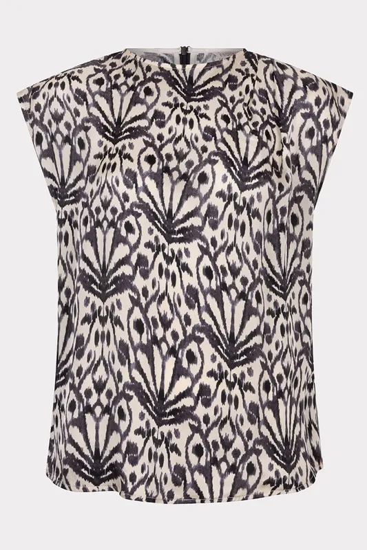 Top Gathering Blouse, City Sign sold by French Cuff