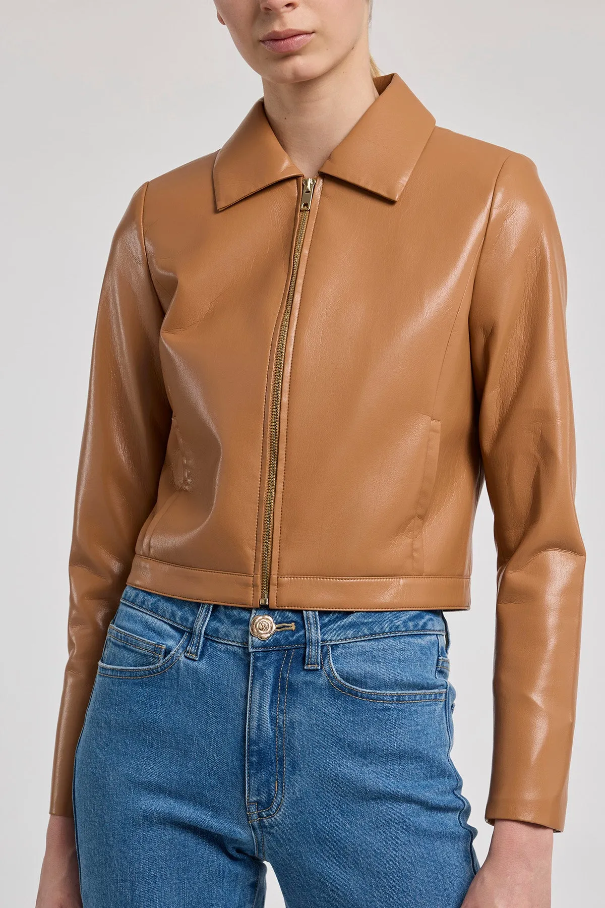 Lola Vegan Leather Jacket sold by French Cuff product image thumbnail 2