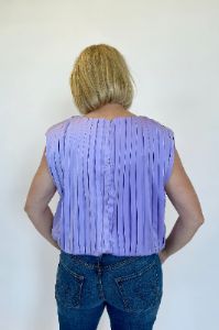 Bubble Pleated Top sold by French Cuff