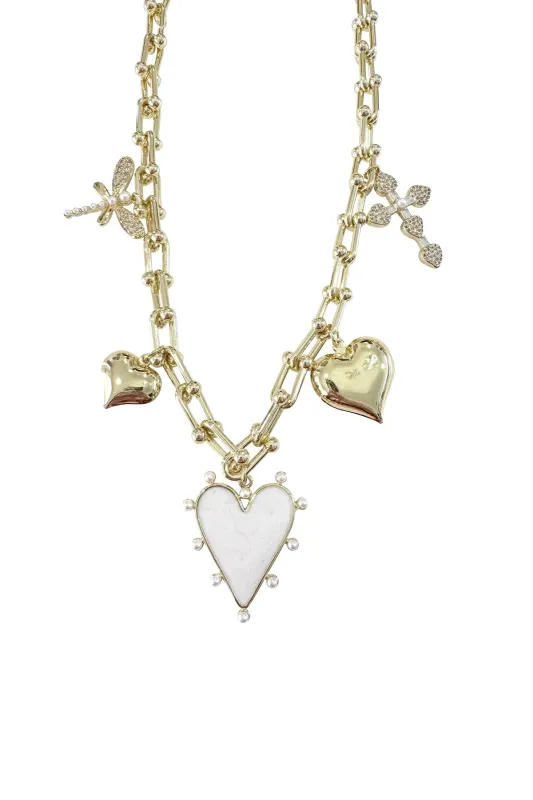 Barry Charm Necklace sold by French Cuff