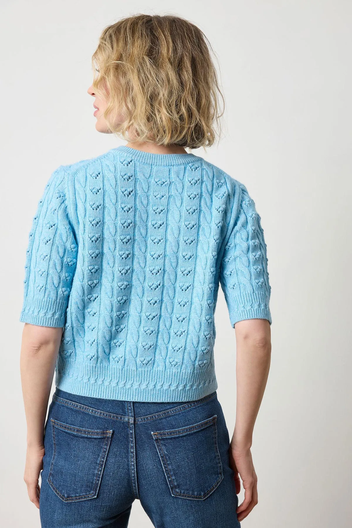Short Sleeve Cardigan Sweater sold by French Cuff product image thumbnail 2