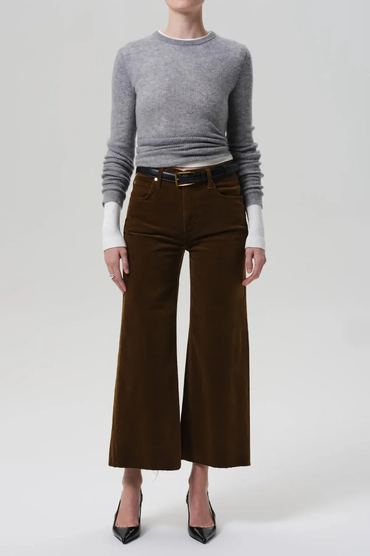 Lyra Wide Leg Crop in Corduroy sold by French Cuff product image thumbnail 2