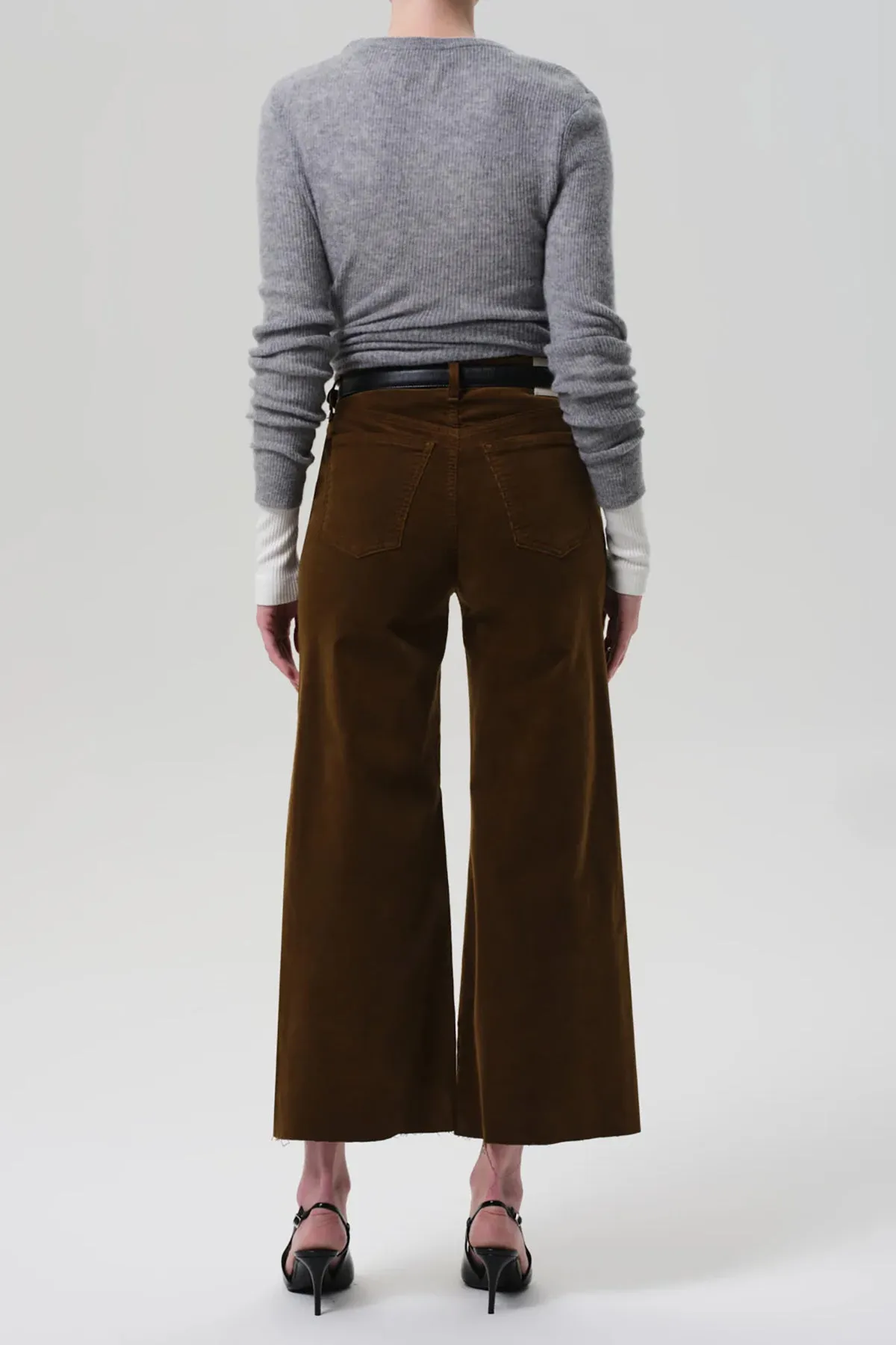 Lyra Wide Leg Crop in Corduroy sold by French Cuff product image thumbnail 5
