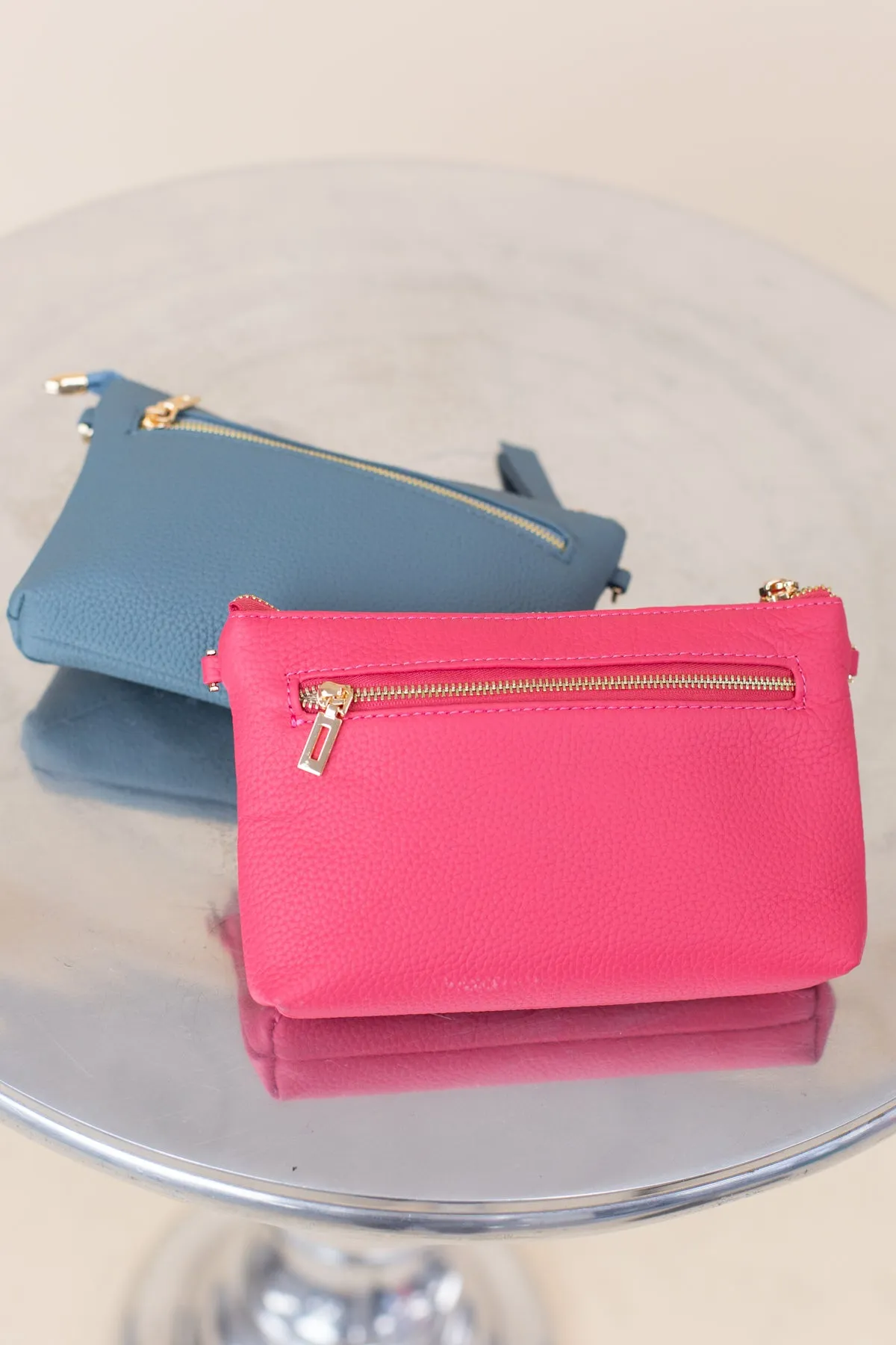 Leather Wristlet Crossbody Bag sold by French Cuff product image thumbnail 2