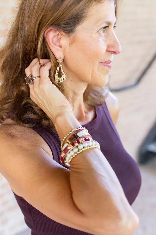 Molten Drop Earrings sold by French Cuff