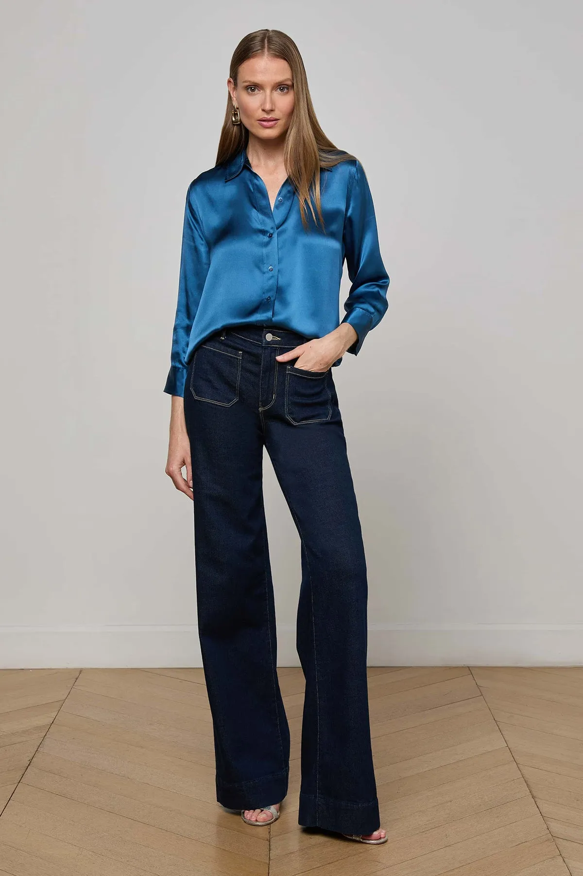 Dani 3/4 Sleeve Blouse sold by French Cuff product image thumbnail 3