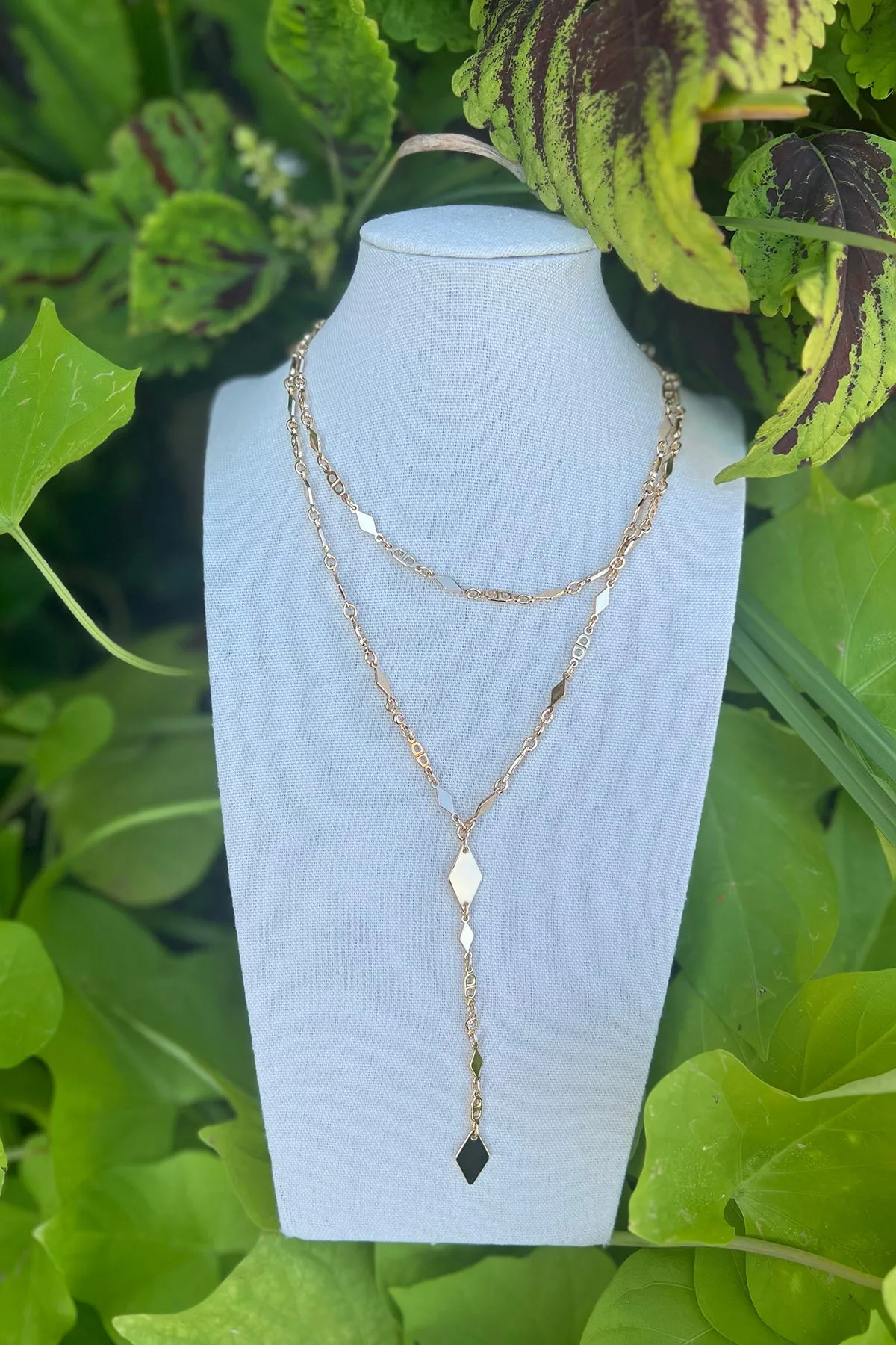 Augustine Layered Lariat Necklace sold by French Cuff