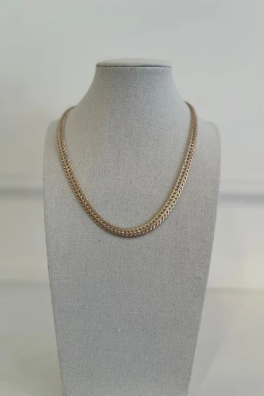 Woven Chain Necklace sold by French Cuff