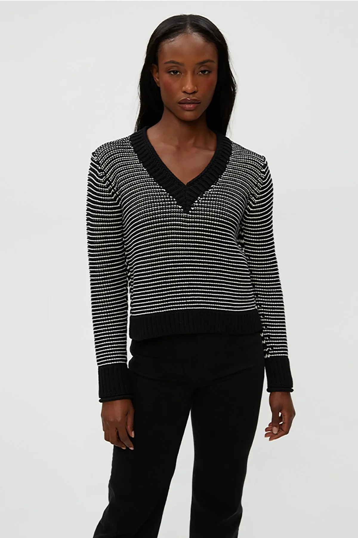 Linda V neck Pullover sold by French Cuff