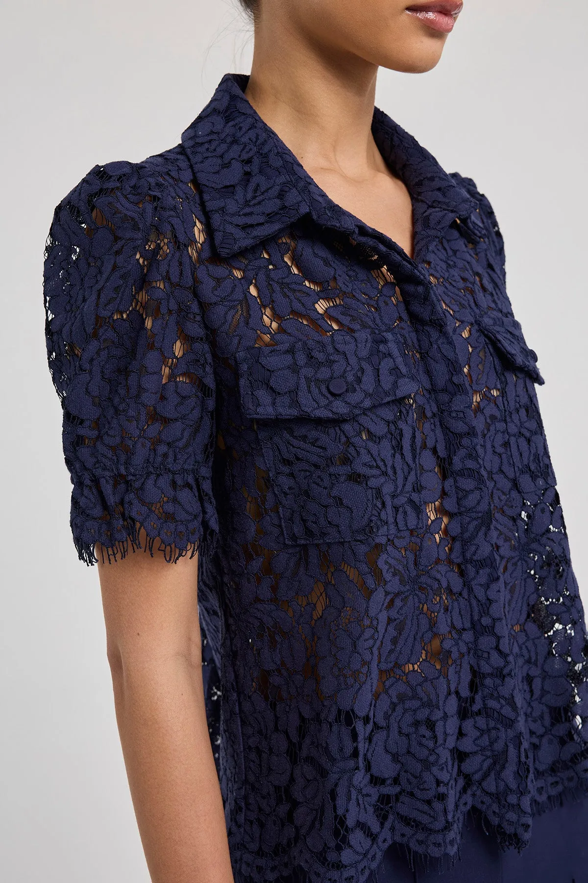 Mina Lace Shirt sold by French Cuff product image thumbnail 2