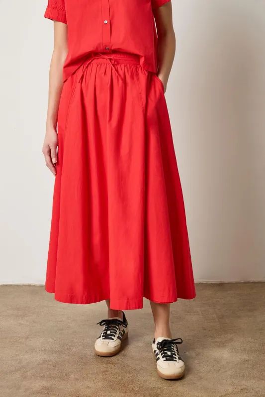 Paneled Maxi Skirt sold by French Cuff