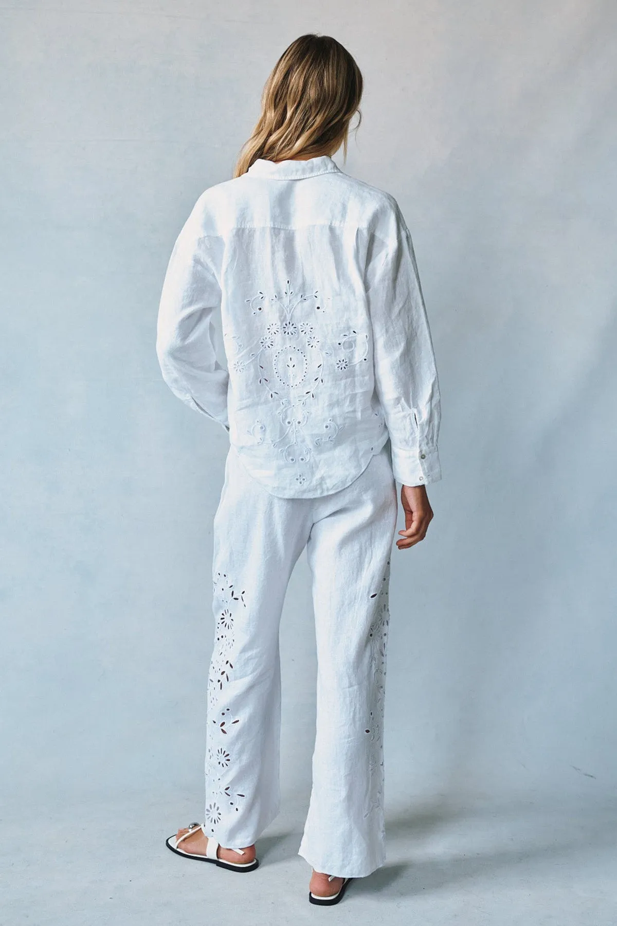 Eyelet Embroidered Shirt sold by French Cuff product image thumbnail 4