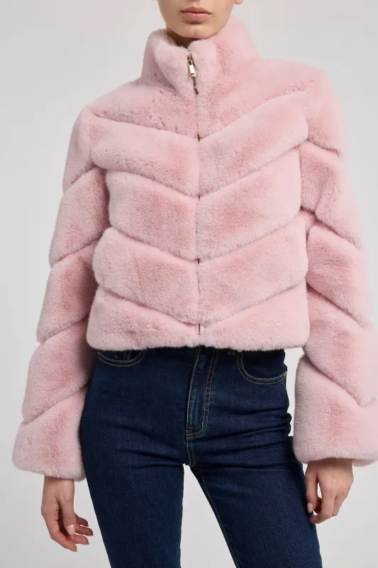 Brianna Faux Fur Jacket sold by French Cuff