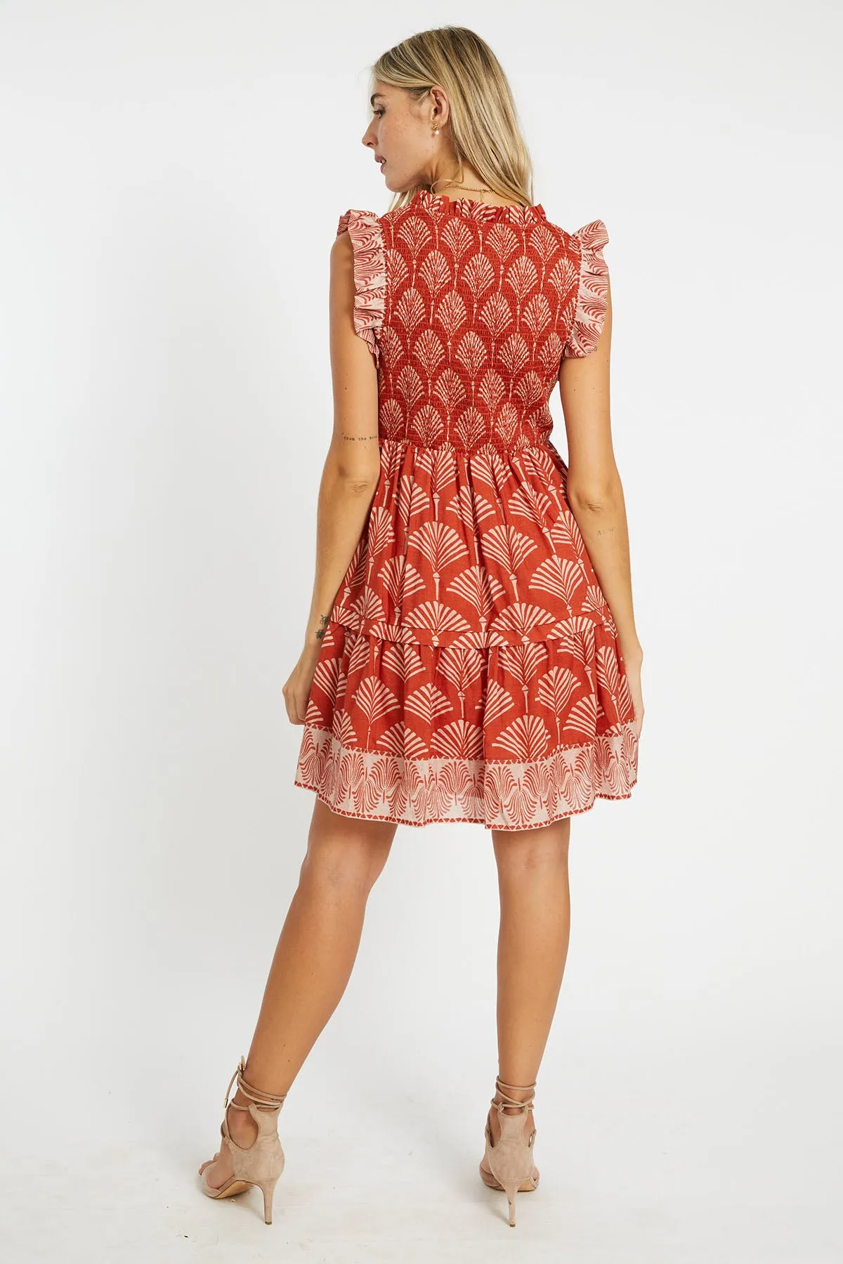 Emmeline Rust Ginko Breeze Dress sold by French Cuff product image thumbnail 3