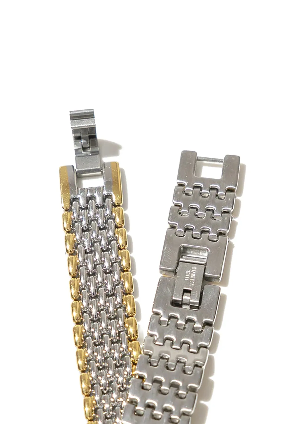 Waterproof Chunky Two-Tone Bracelet sold by French Cuff product image thumbnail 2