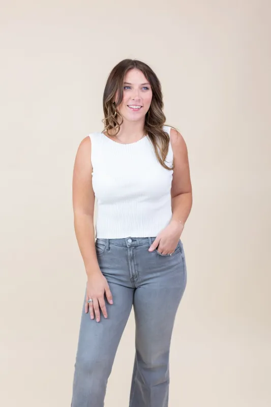 Ribbed Knitted Top sold by French Cuff