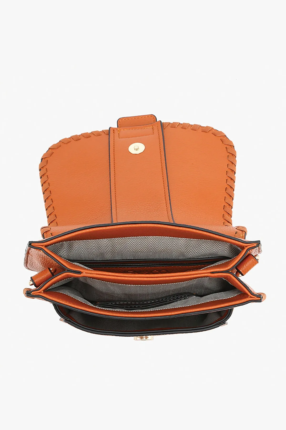 Sandra Buckle Flapover Crossbody sold by French Cuff product image thumbnail 4