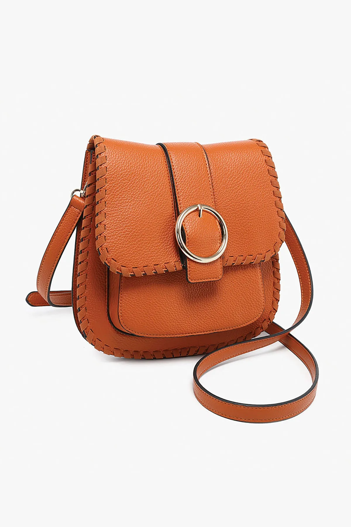 Sandra Buckle Flapover Crossbody sold by French Cuff product image thumbnail 2