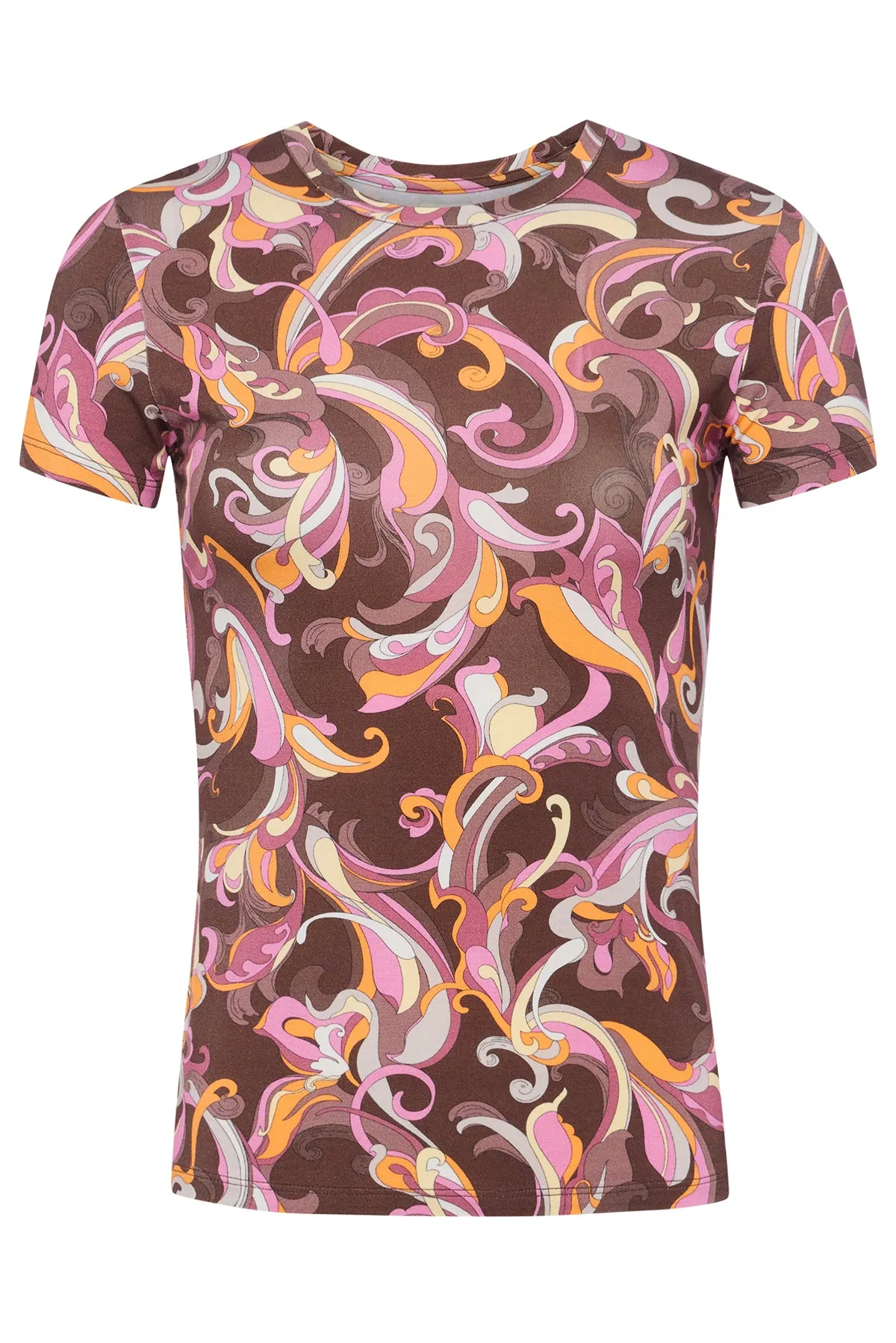 Ressi Short Sleeve Crew Abstract Paisley sold by French Cuff product image thumbnail 2