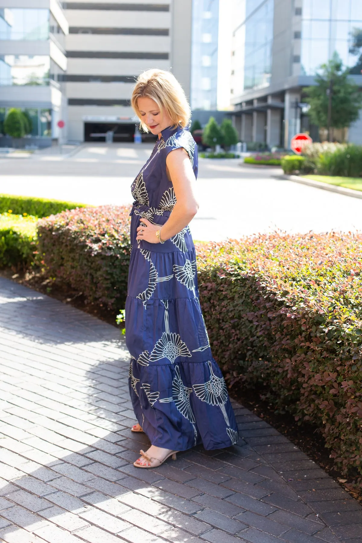 Print Tiered Maxi Dress sold by French Cuff product image thumbnail 3