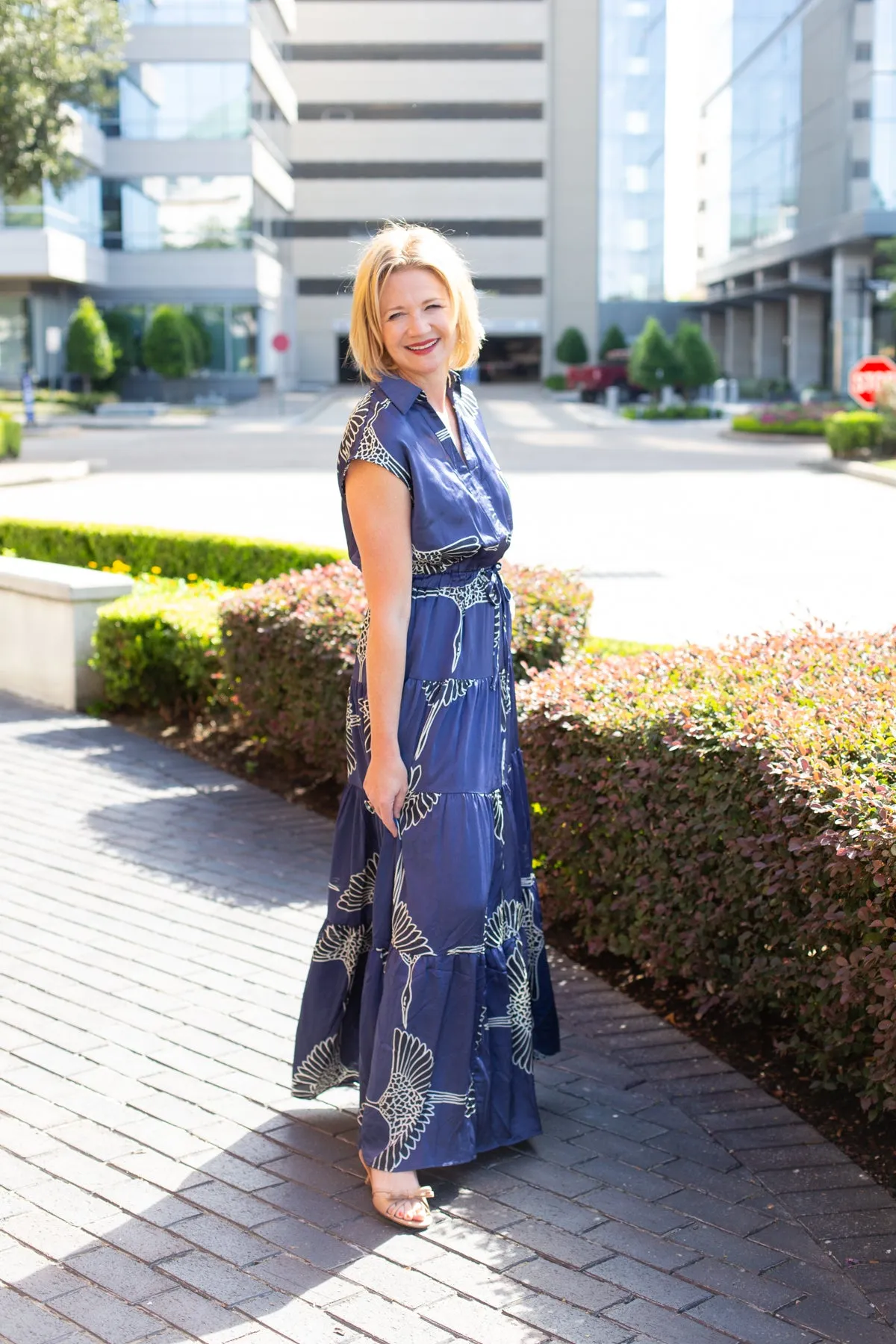 Print Tiered Maxi Dress sold by French Cuff product image thumbnail 2