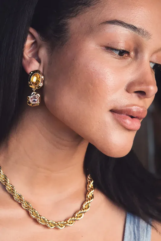 Leia Drop Earrings sold by French Cuff