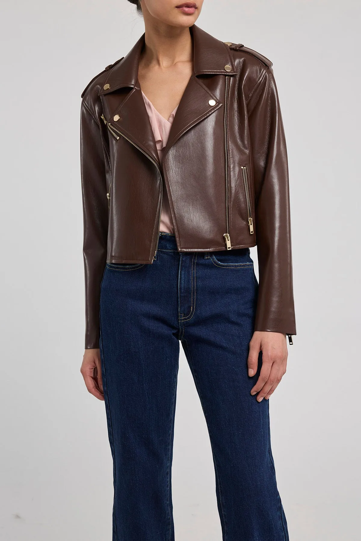 Cosita Vegan Leather Jacket sold by French Cuff