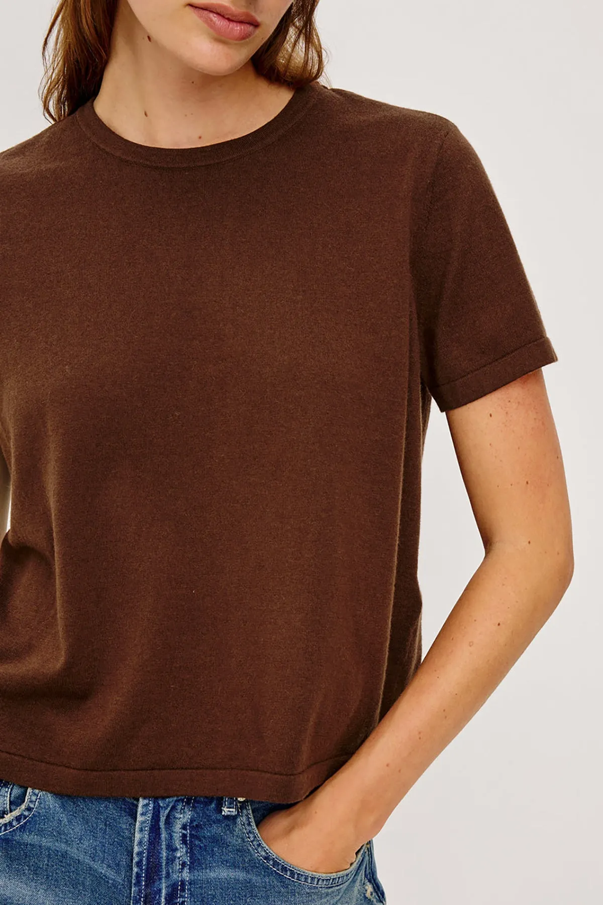 Cotton Cashmere Short Sleeve Tee sold by French Cuff product image thumbnail 2