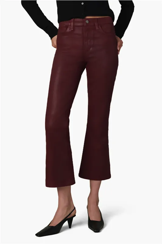 The Callie Cropped Bootcut Coated sold by French Cuff